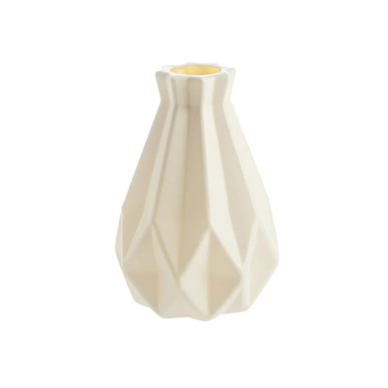 White Plastic Decorative Vase