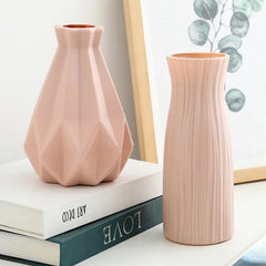 White Plastic Decorative Vase