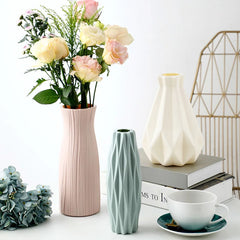 White Plastic Decorative Vase