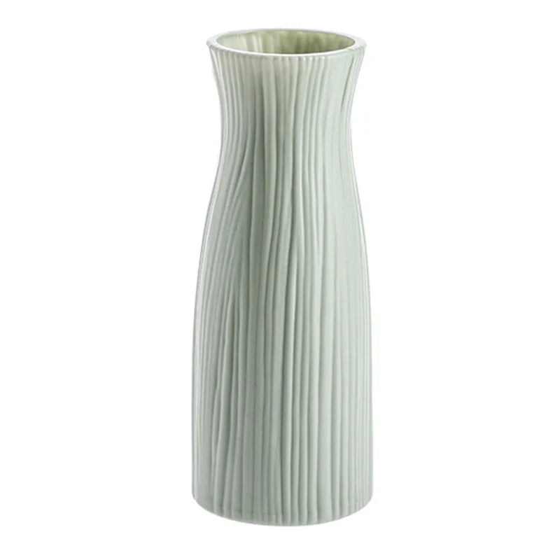 White Plastic Decorative Vase