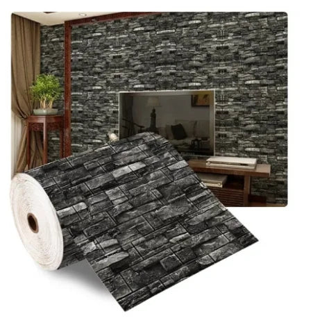 3D Foam Brick Wallpaper Sticker