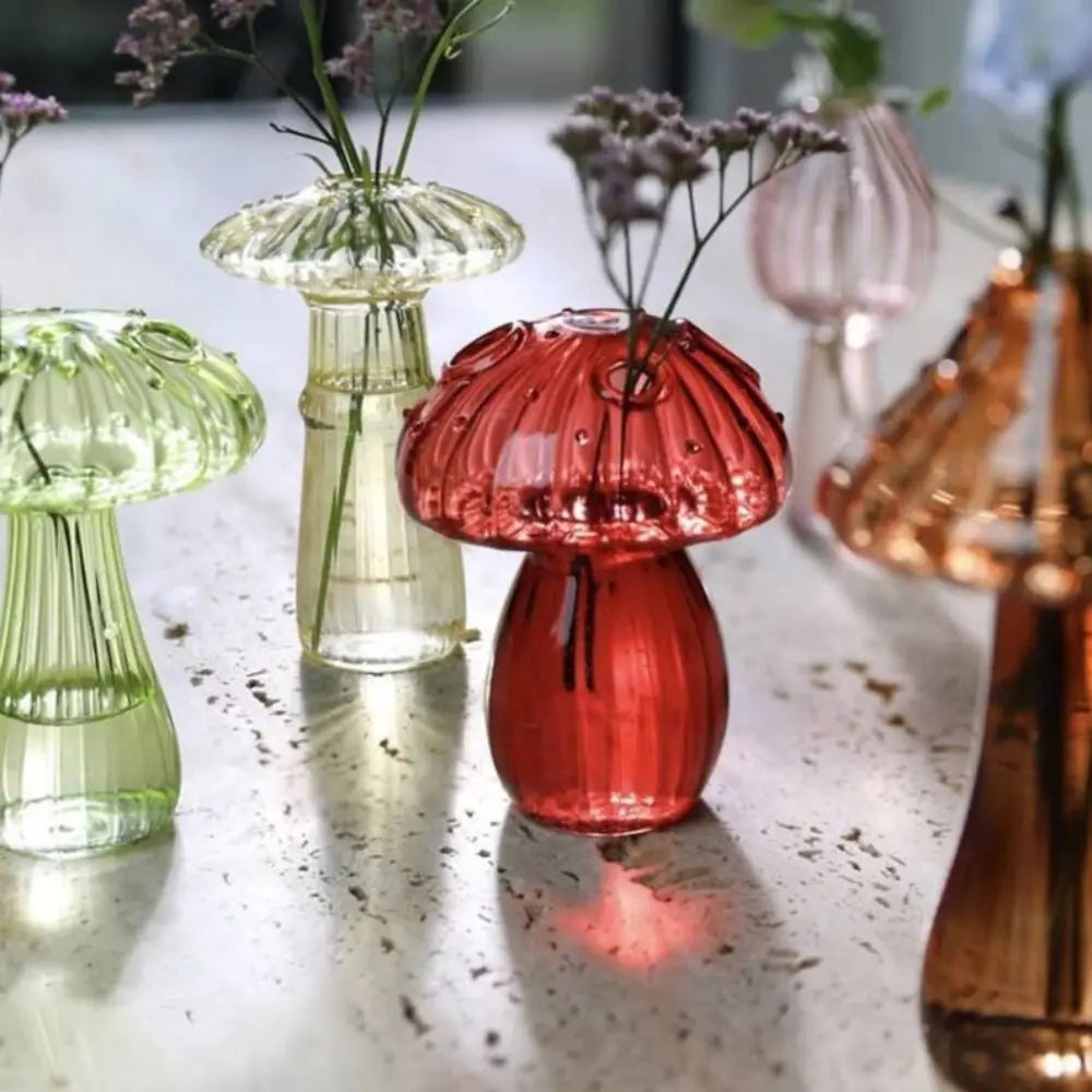 Transparent Jelly Mushroom Vase