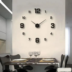 Frameless DIY Silent Wall Clock