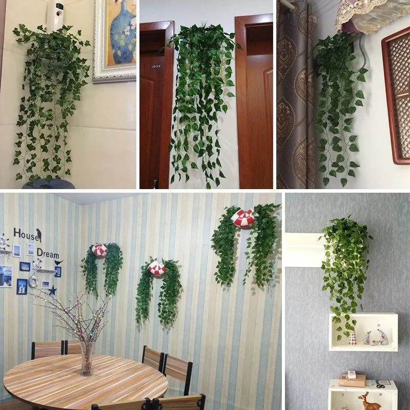 Artificial Green Vine Wall Decor