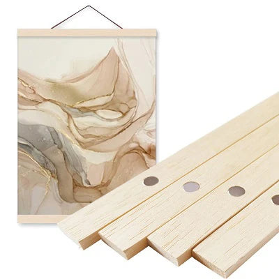 Magnetic Wooden Picture Hanger