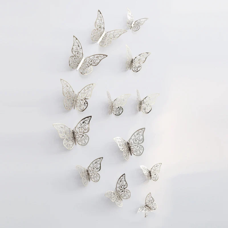 3D Hollow Butterfly Wall Art