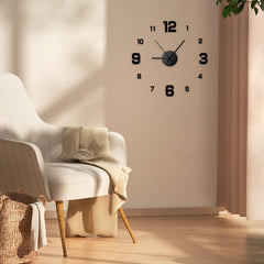 Frameless DIY Silent Wall Clock