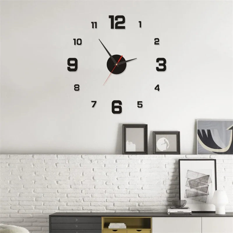 3D Luminous Digital Wall Clock