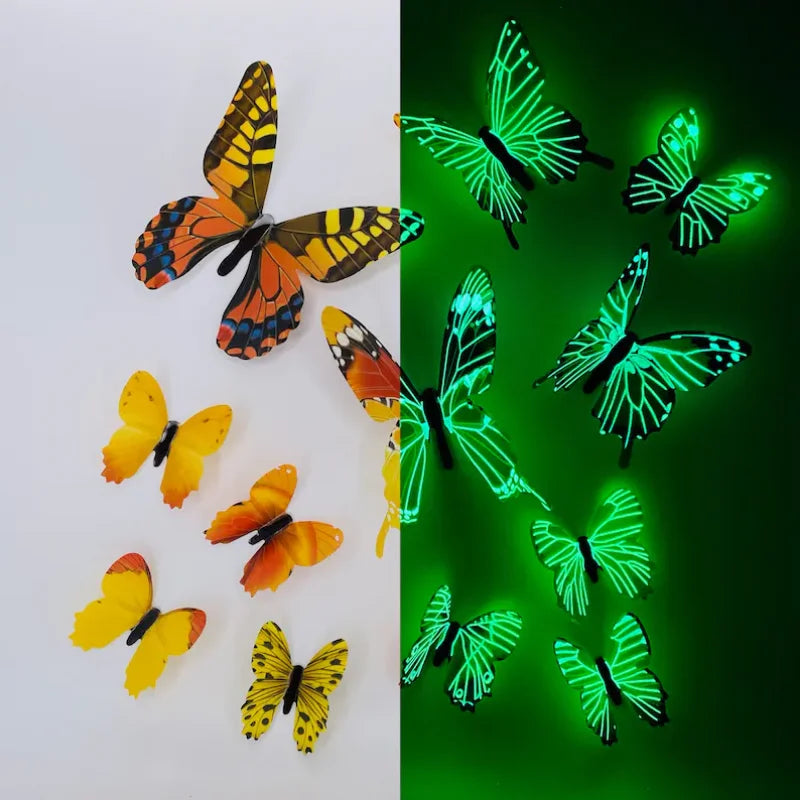 3D Luminous Butterfly Wall Stickers