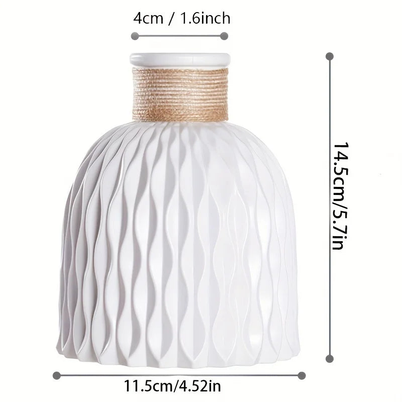 Water Ripple Plastic Vase