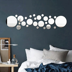 Geometric Crystal Mirror Wall Stickers