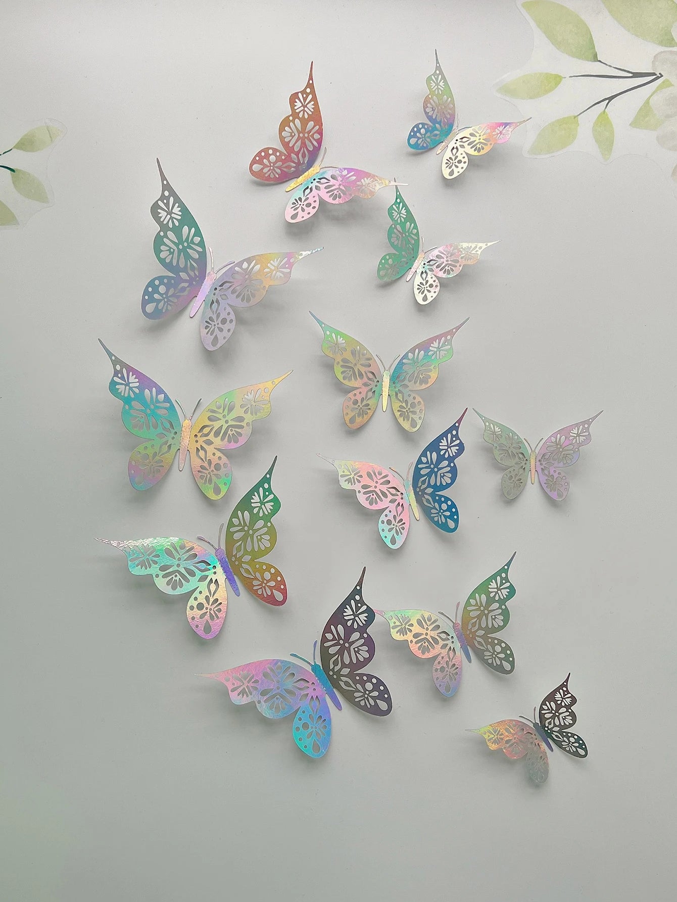 3D Hollow Butterfly Wall Stickers