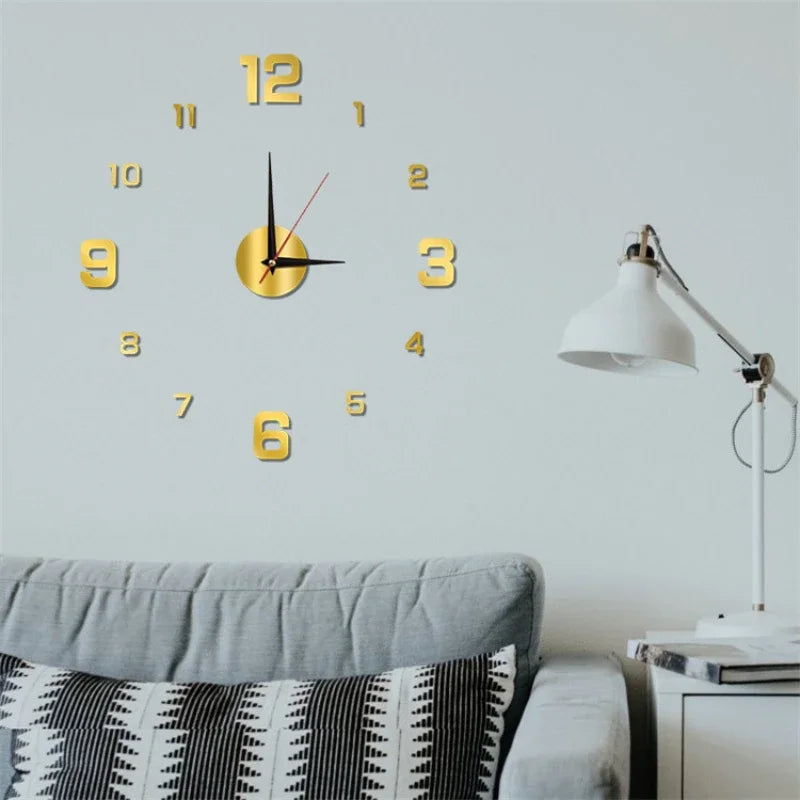 3D Luminous Digital Wall Clock