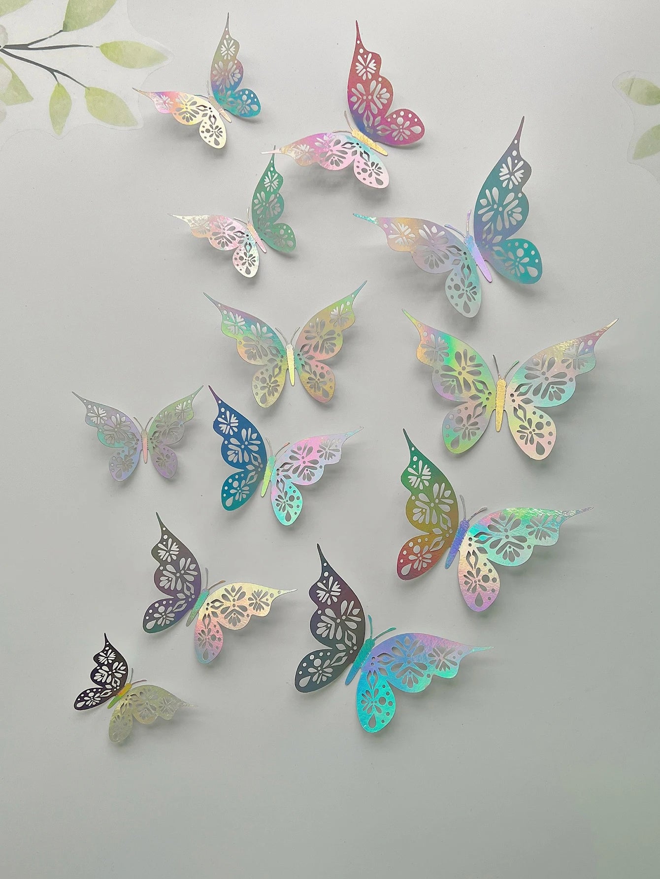 3D Hollow Butterfly Wall Stickers