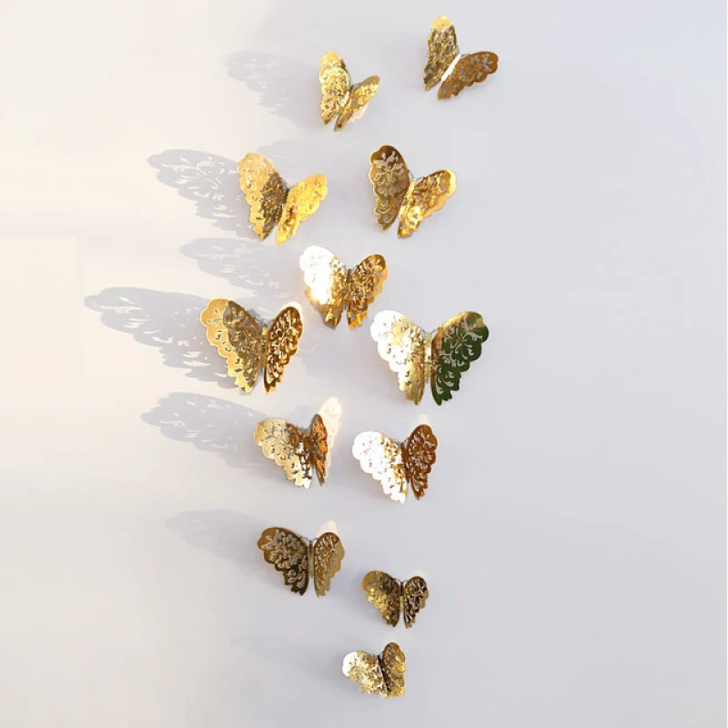 3D Hollow Butterfly Wall Art