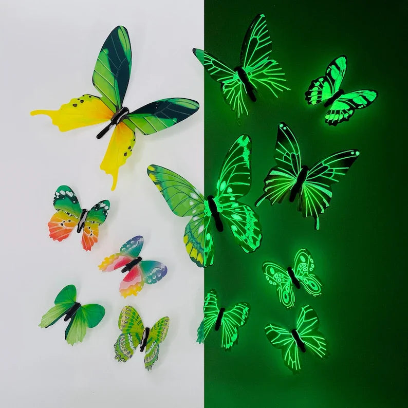 3D Luminous Butterfly Wall Stickers