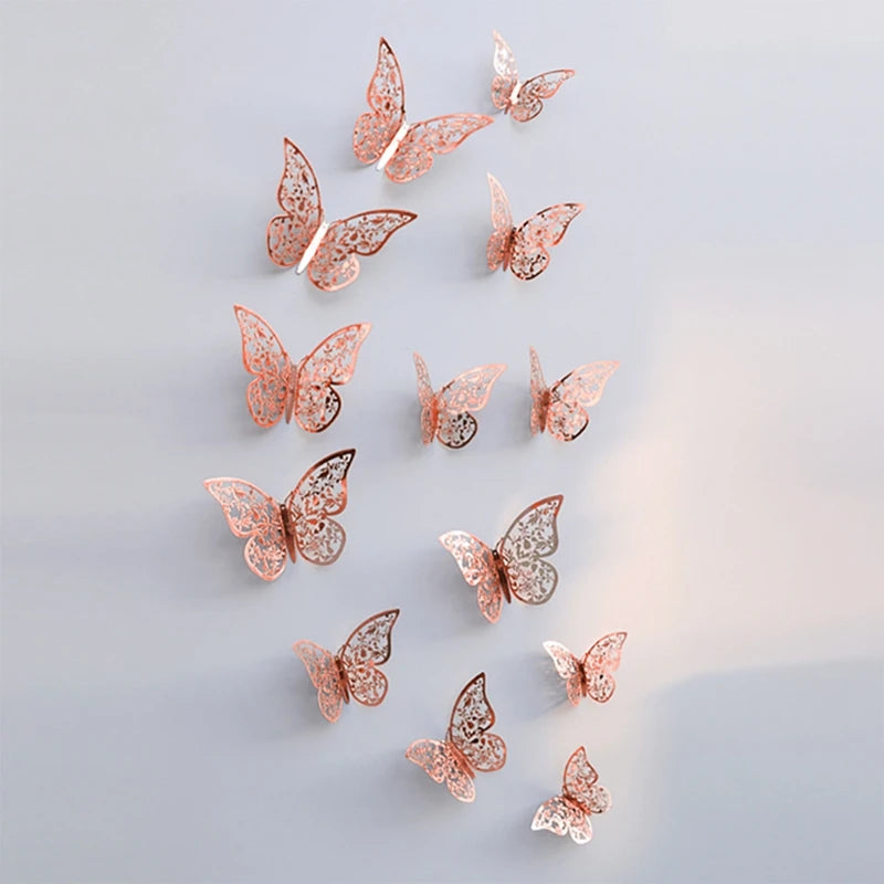 3D Hollow Butterfly Wall Art