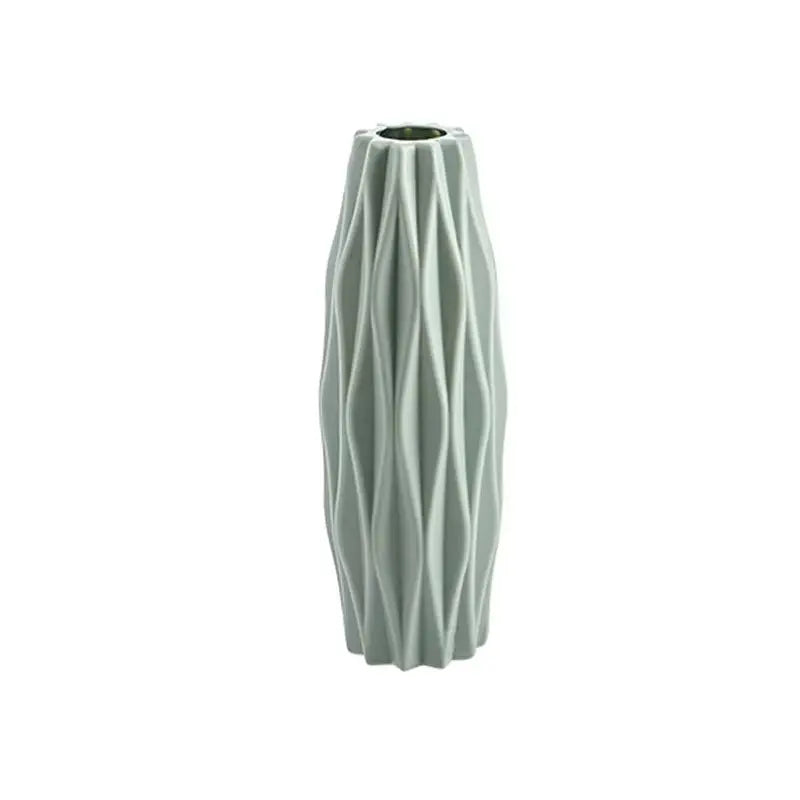 White Plastic Decorative Vase