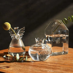 Transparent Angel Hydroponic Vase