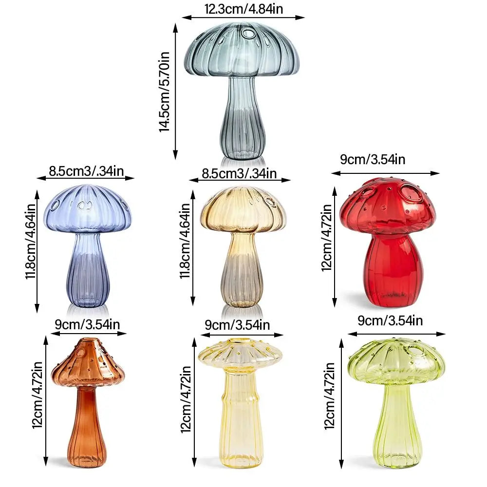 Transparent Jelly Mushroom Vase