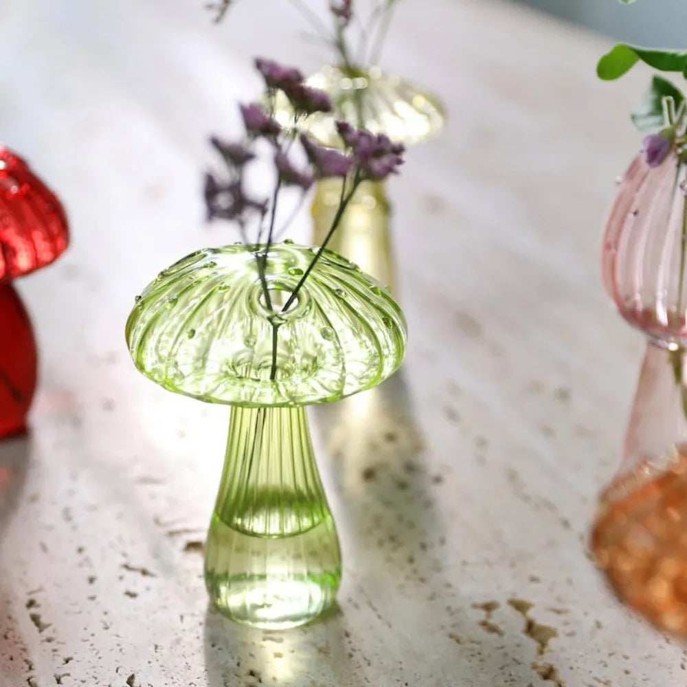 Transparent Jelly Mushroom Vase