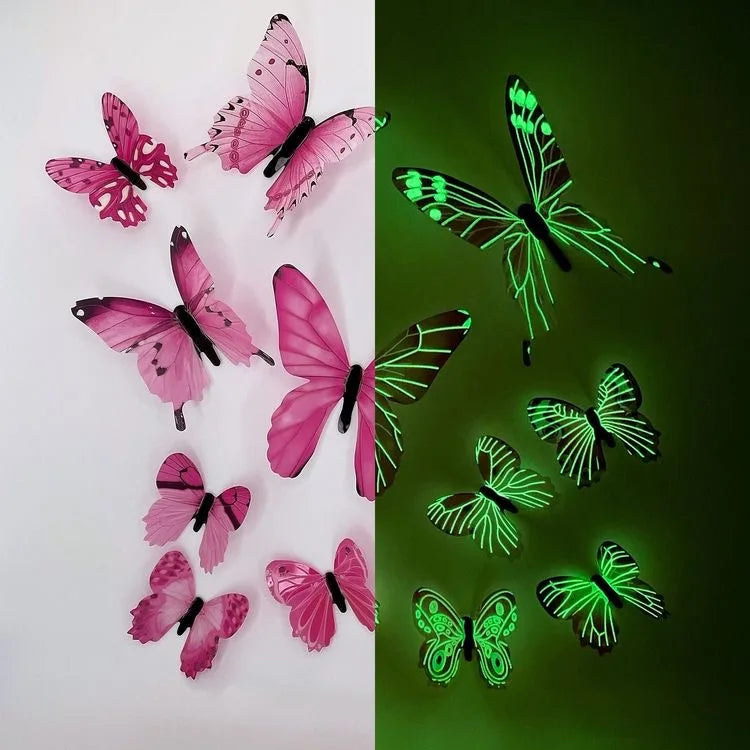 3D Luminous Butterfly Wall Stickers