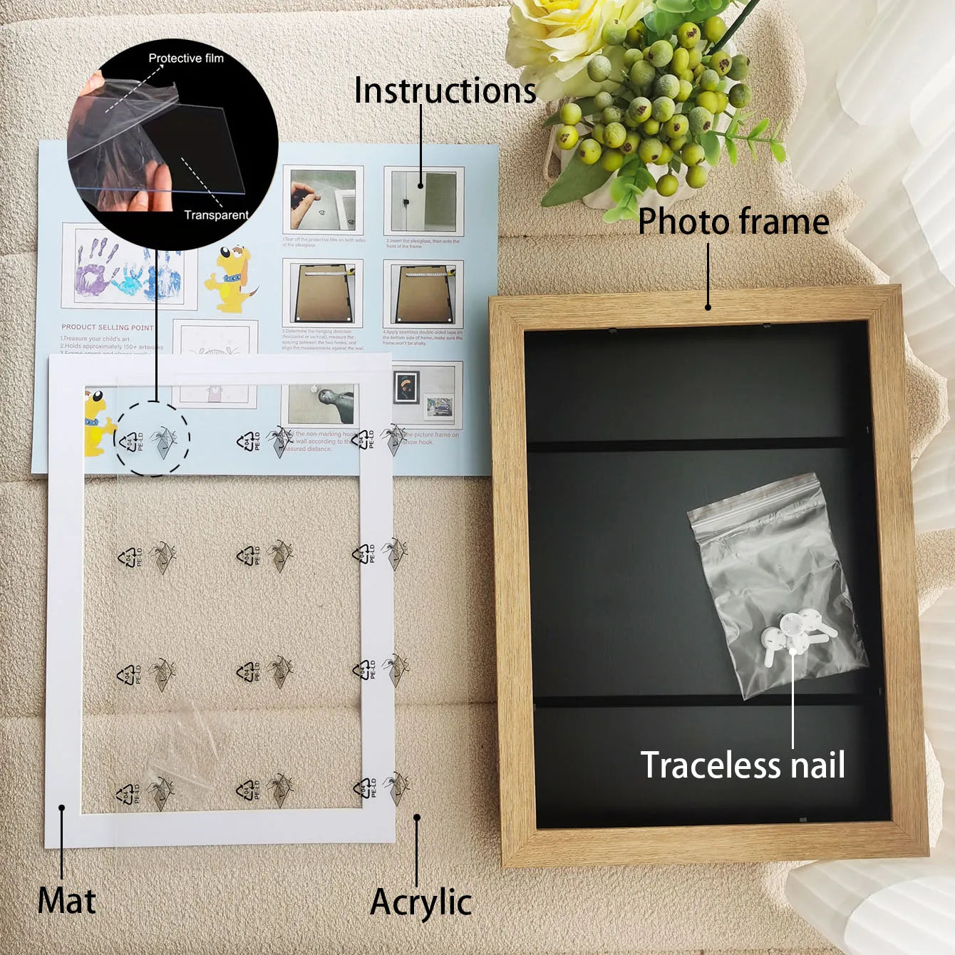 Magnetic Kids Art Display Frame